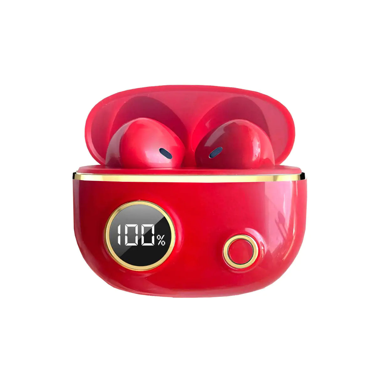 Fancy High Definition Earbuds – True Wireless Bluetooth Earbuds with Touch Controls, Built-In Mic, Noise-Blocking In-Ear Fit, LED Power Indicator, Up to 8H Talk Time, For iOS & Android