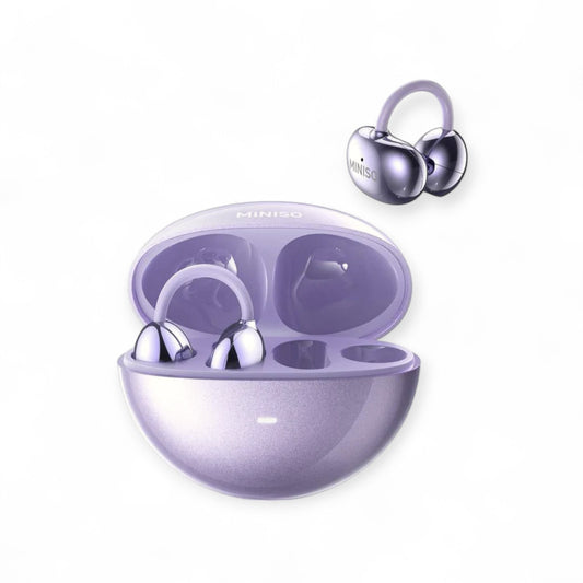 Auriculares inalámbricos abiertos MINISO MS192 - Batería de 50 h con diseño de clip