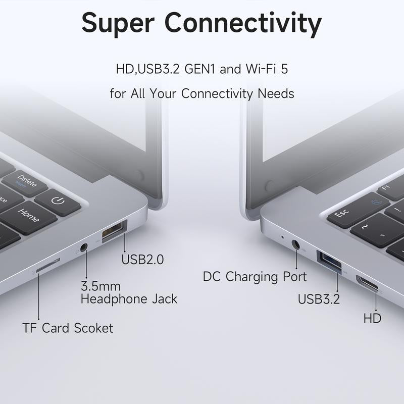 14.1 Intel Celeron N3350 Windows 10 192GB SSD 6GB RAM Windows 10 320GB SSD Expand Intel Celeron 2K TN 5G Wifi USB3.2 TF Card Laptop Cpu