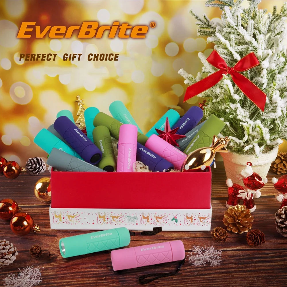 18-Pack Mini LED Flashlight Set, Handheld Torches for Kids, Suitable for Camping, Party, Backpacking, Lanyard & 54 AAA Batteries Included