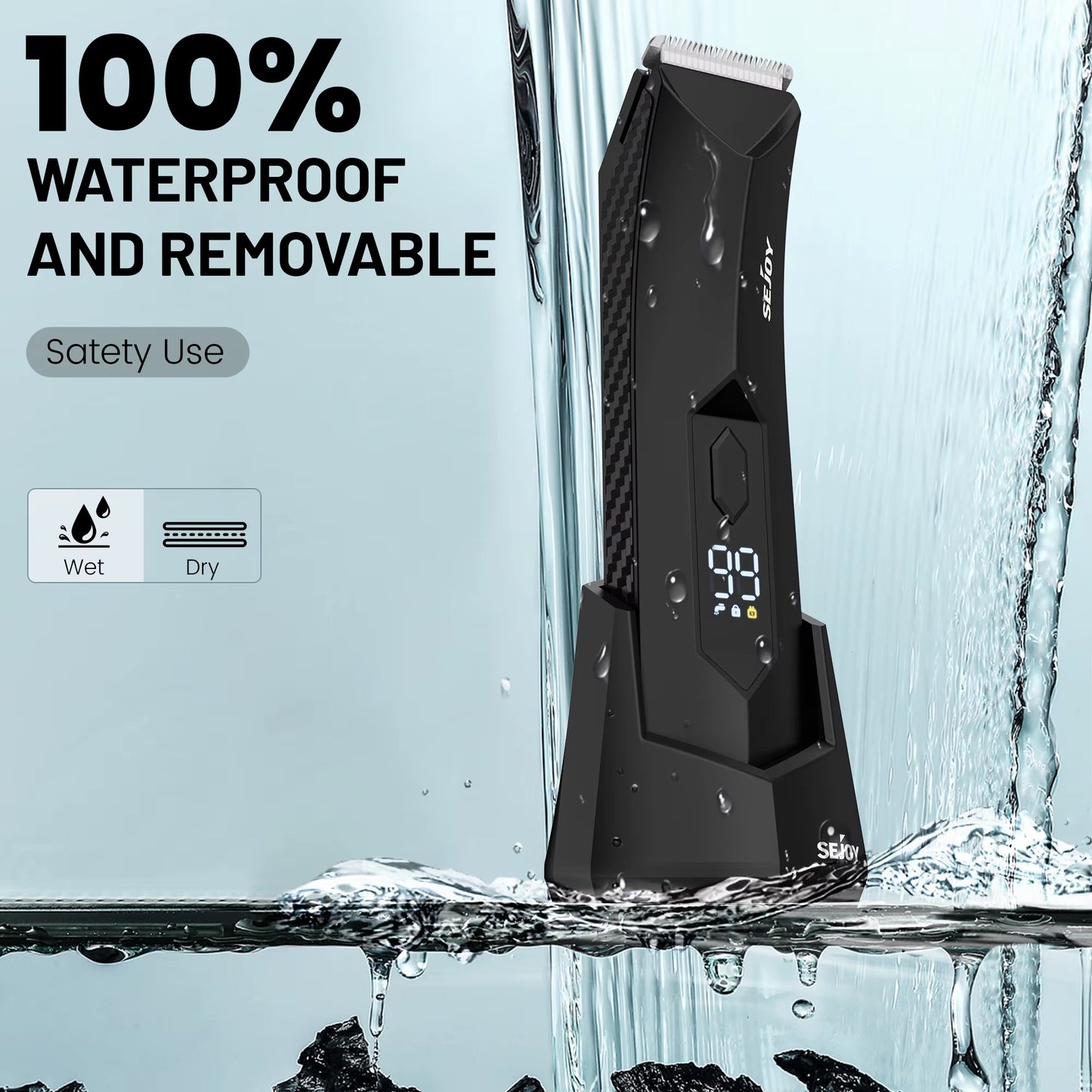 Professional Hair Clippers for Men Electric Men Pubic Hair Trimmer Groin Body Hair Ball Shaver Clipper