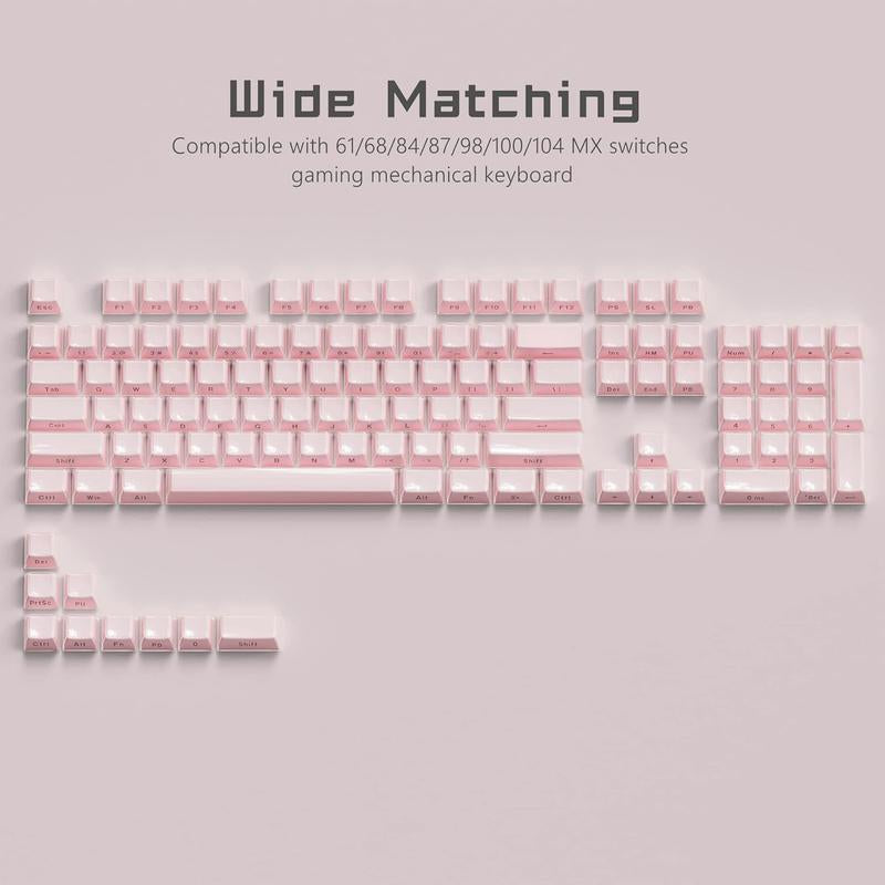 Cute & Stylish Jelly Keycaps: Side-Print, OEM, for Mechanical Keyboards