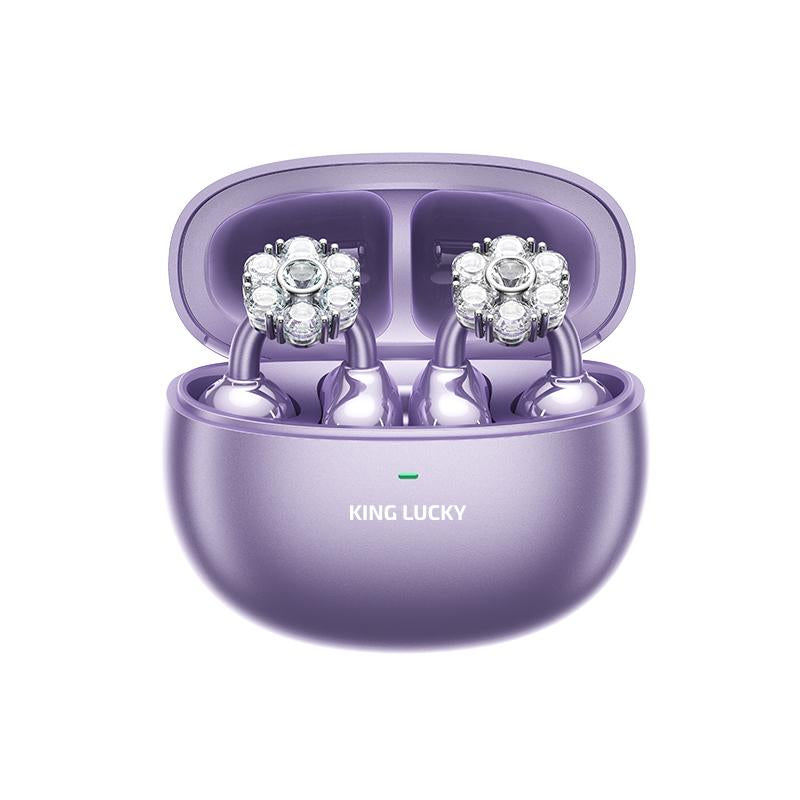 Long-Play Open-Ear Clip-On Butterfly Earbuds: Kinglucky, HiFi, for Apple & Samsung