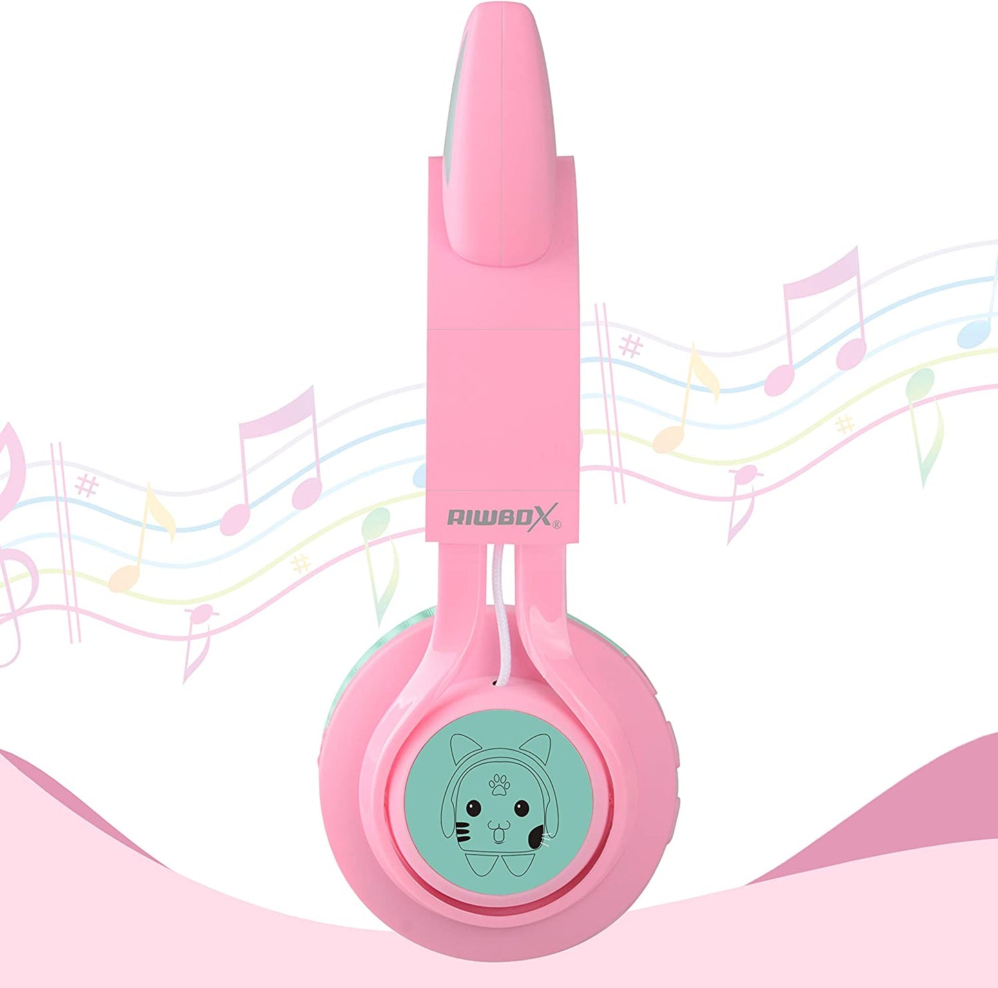 Cat Ear Bluetooth Headphones with LED Lights