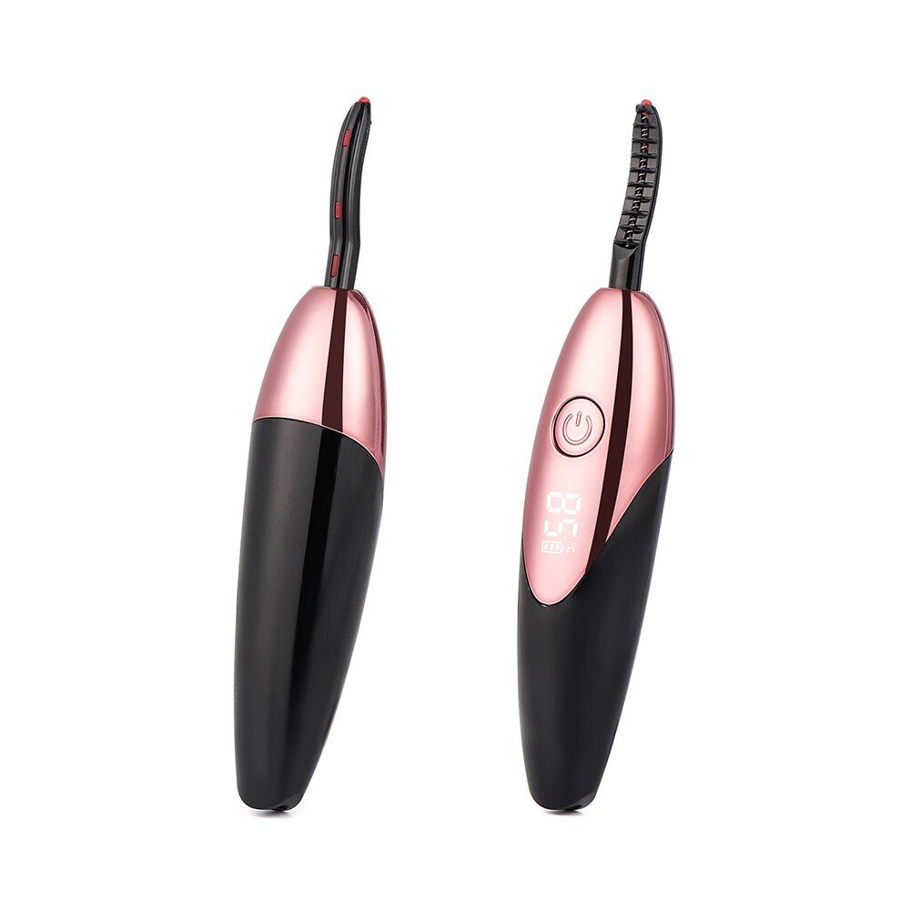 Mini Electric Heated Eyelash Curler Long Lasting Quick Heating Eyelash Brush