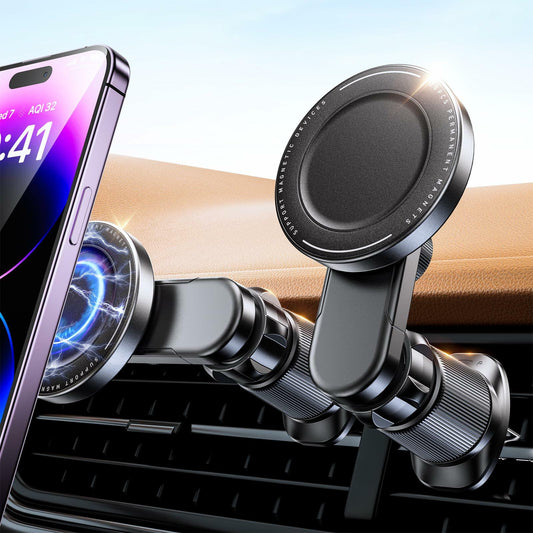 NIYEVN MagSafe Car Mount - 20 Magnets, 360° Rotation Air Vent Holder