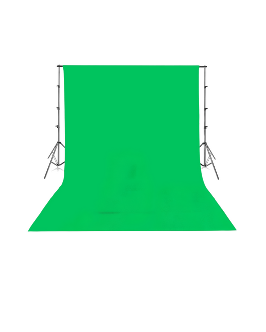 8.5x10ft Photography Stand & 10x12ft Green Screen - Professional Background System
