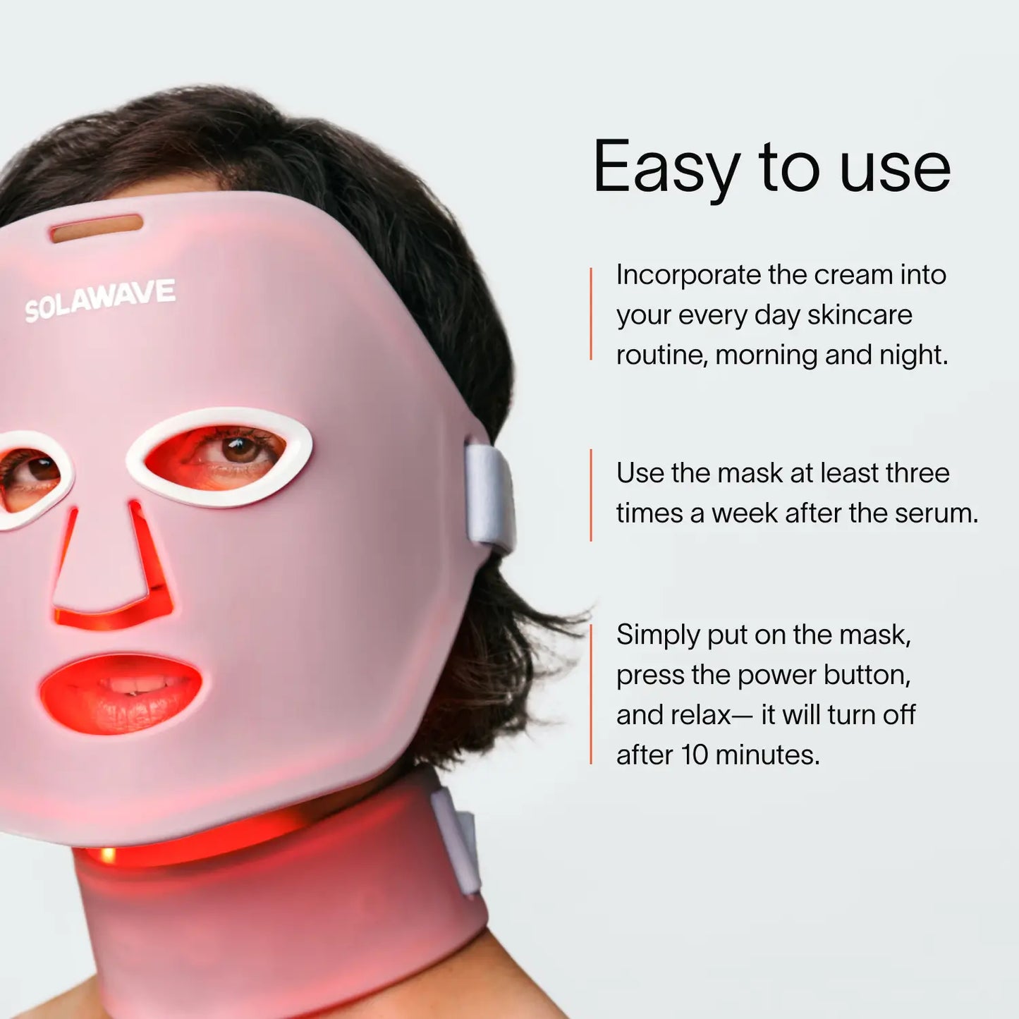 Anti-Wrinkle Face Mask & Light Therapy Serum Kit - Complete Skin Rejuvenation System