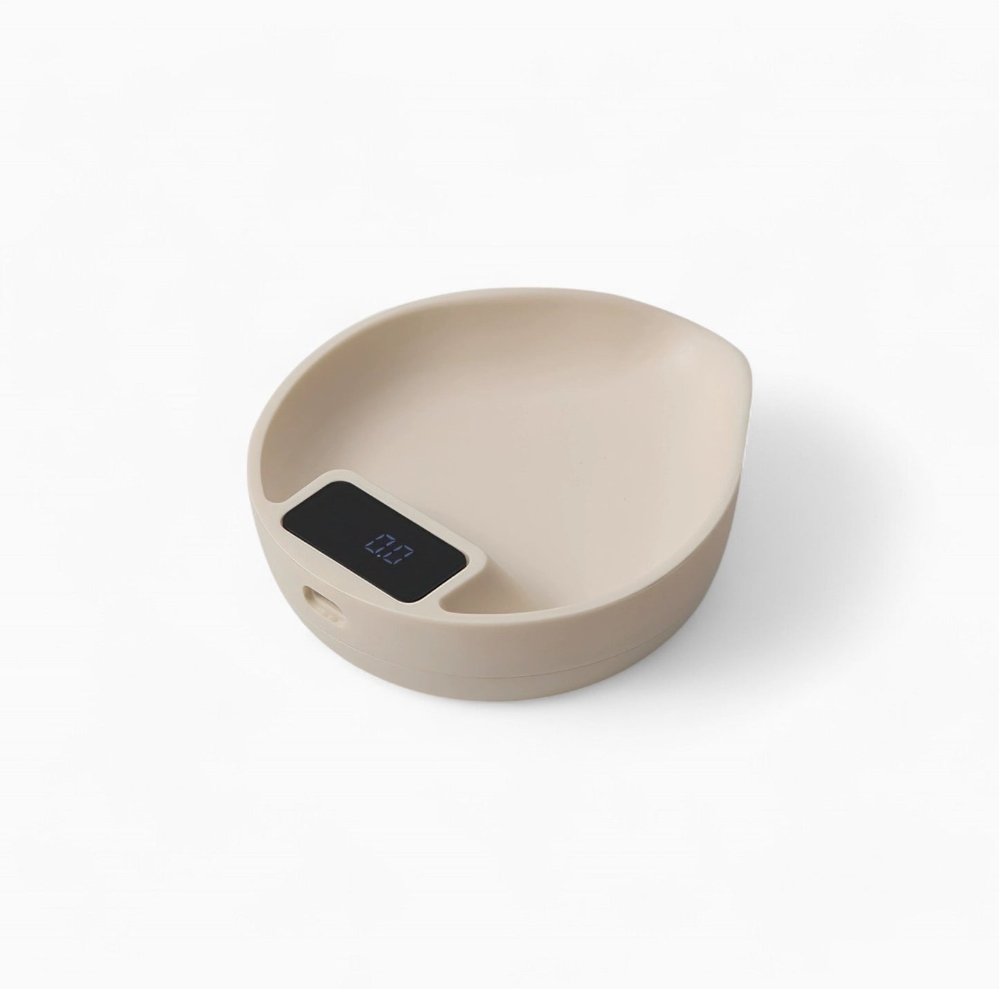 Electronic Walnut Coffee Scale - Precision Weighing with Leaf Design