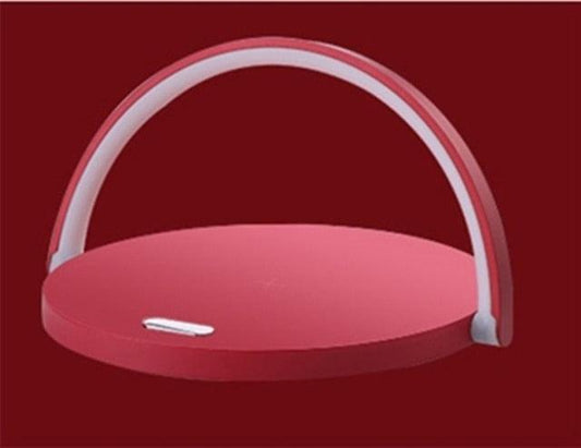 Wireless Charger LED Desk Lamp – 10W Fast Charging, 3-Level Touch Dimming, 180° Phone Holder, Type-C Cable Included