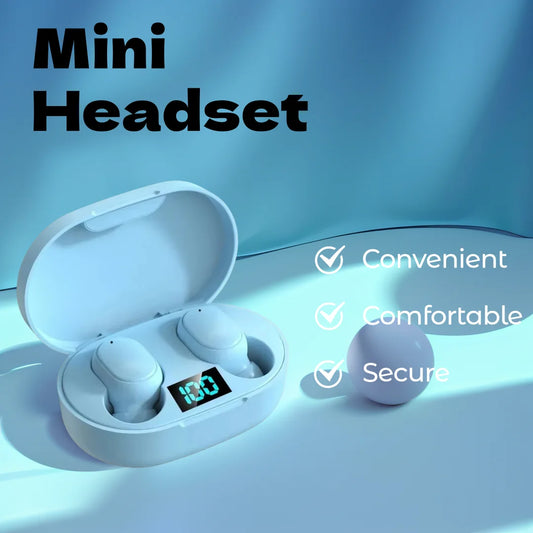 E6S Wireless Bluetooth Earphones TWS Bluetooth Headset Wireless Earbuds Noise Cancelling Earphones with Mic Headphones Sport