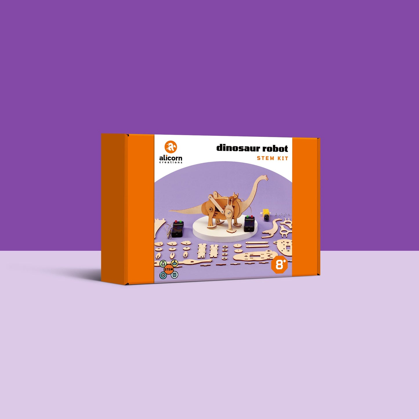 Dinosaur Robot Brachiosaurus DIY Kit - Educational STEM Learning Toy