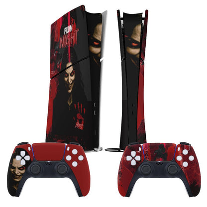 Console Skin Kit – Queen of the Scream – Compatible with PlayStation 5 Slim Digital Edition