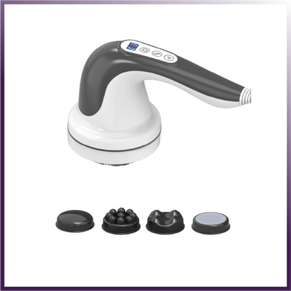 Cellulite Body Sculpting Massager – 4-Head Vibration, Portable Pain & Cellulite Relief Tool