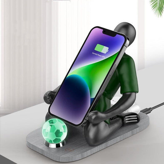 Wireless Charging Phone Stand – Desktop Holder with USB-C