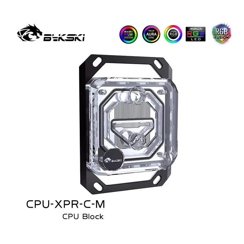 CPU Block Use for INTEL LGA115X 1200 1700 2011 /AMD Ryzen 3/5/7 X470 X570 Water Cooler Radiator CPU-XPR-C-M/CPU-XPR-C-I