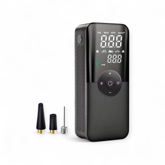 Rechargeable Portable Tire Inflator: Digital, Cordless, Car/Bike/Ball Air Pump