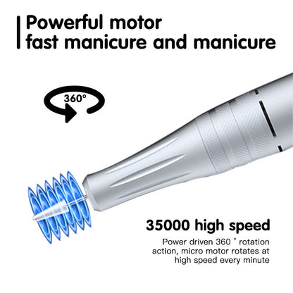 Portable Electric Nail Drill – High-Speed Filing for Manicure & Pedicure