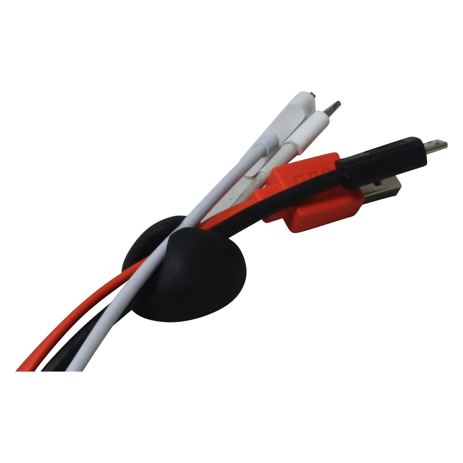 10 Pack  Hardware Cable Organizer Cord Management System, Multipurpose Cable Clips, Desktop Cable Organizer, Black