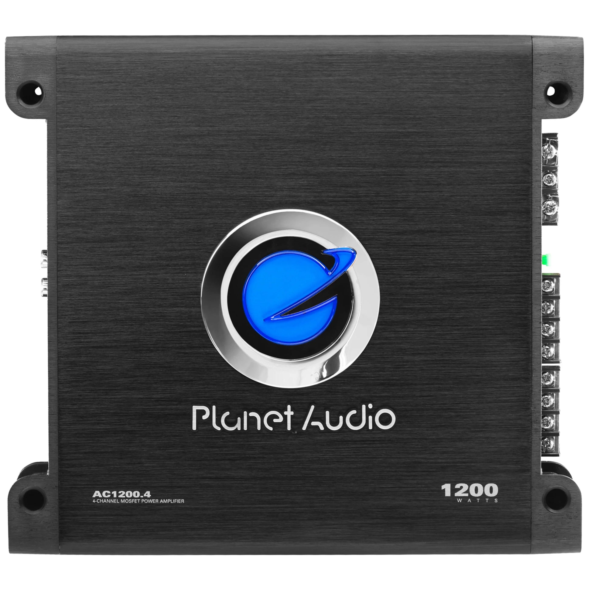 AC1200.4 Bridgeable Vehicle Audio Amplifier, Black, 7.23 Lb