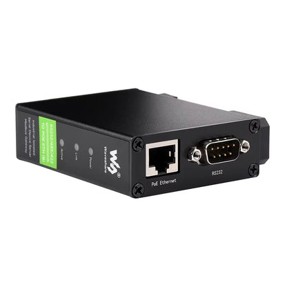 Poe Optional Metal Alloy Industrial Serial Server RS232 RS422 RS485 to RJ45 Ethernet TCP/IP to Serial Server