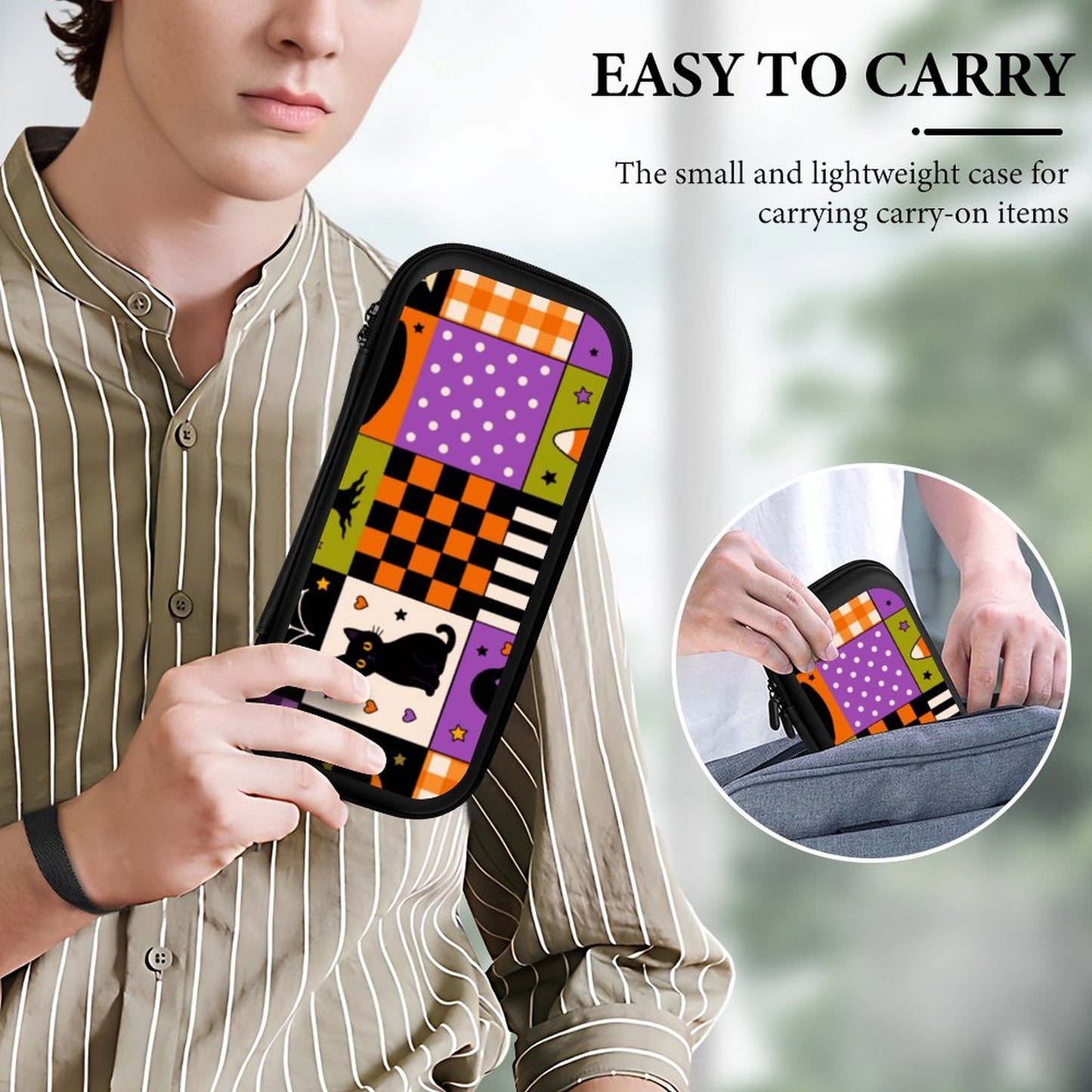 Travel Case – Spooky Patchwork