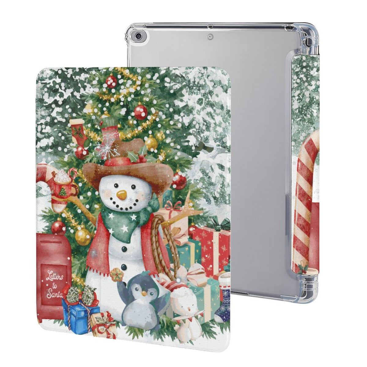 Tablet Case with Pencil Holder – Christmas Came to Town