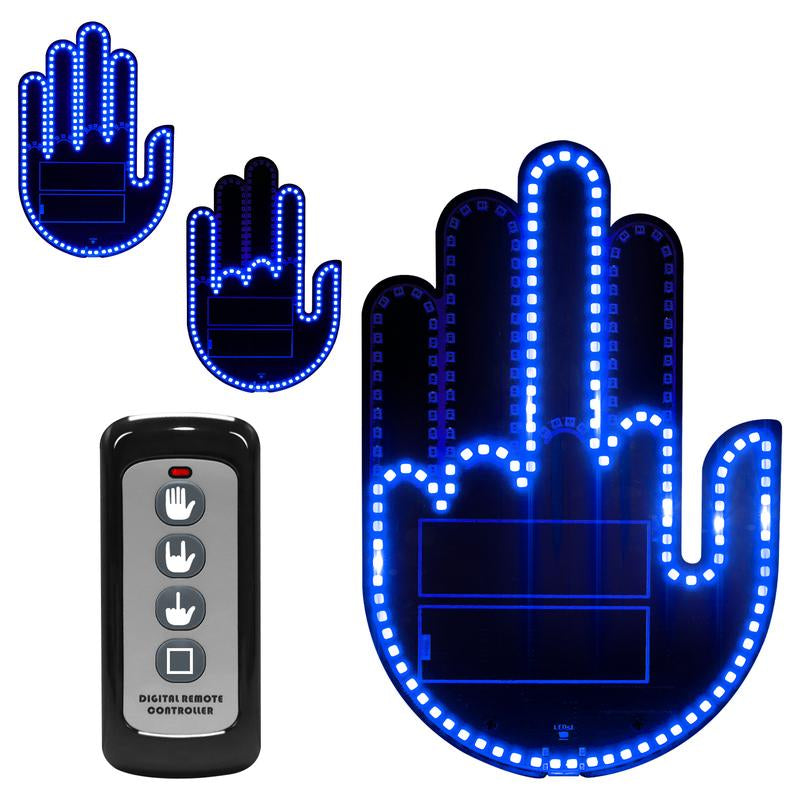 Car Gesture Light: LED Windshield Display, Express Driving Emotions