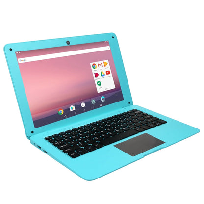 Laptop Computer-10.1" Inch Kids Laptop Powered by Android 7.1.1 OS, 2Gb Ram +32Gb, Bluetooth, Wi-Fi- Blue