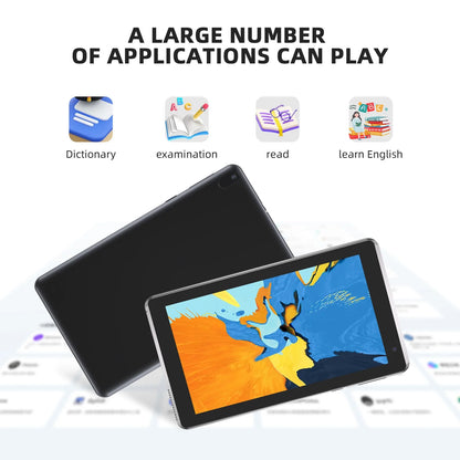 7 Inch Tablet, Android 15 Tablets RAM 6GB+ROM 32GB Quad Core Tablet, IPS Screen, 5.0 MP Camera, Wi-Fi, Bluetooth, GPS, FM Tablet PC Black