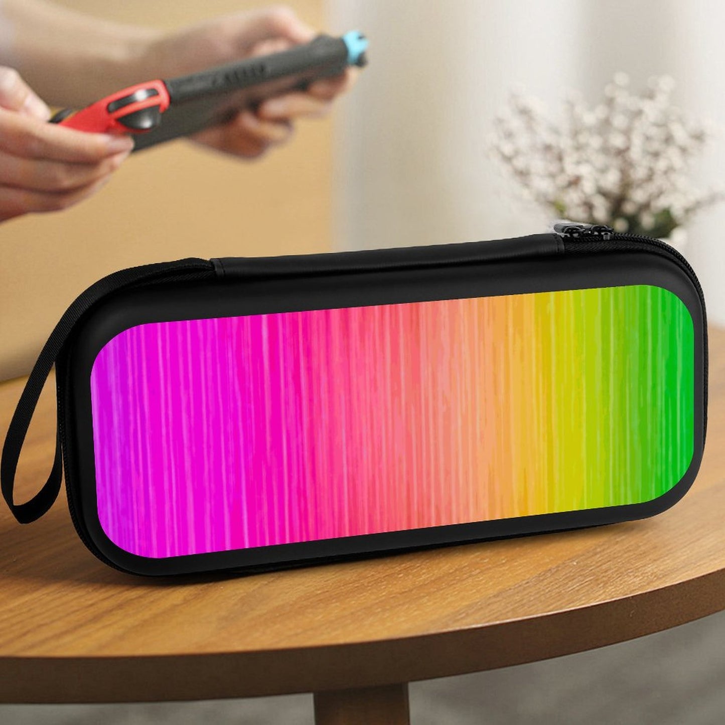 Travel Case – Rainbow Static