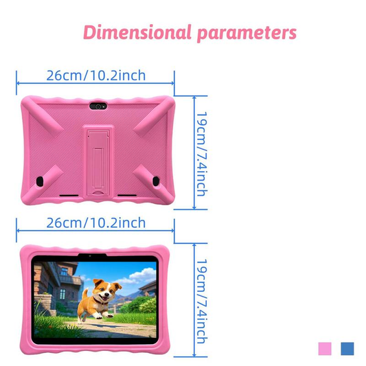 Safe & Educational 10.1" Tablet for Kids: Parental Controls, WiFi & Bluetooth