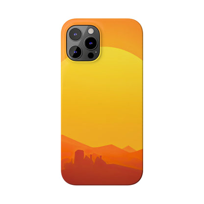Slim Phone Case – Desert Sunrise