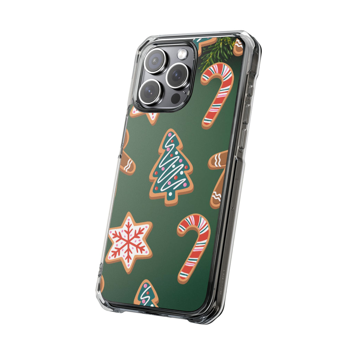 Clear Magnetic Phone Case – Cookie Season – Compatible with iPhone 14–17 Series