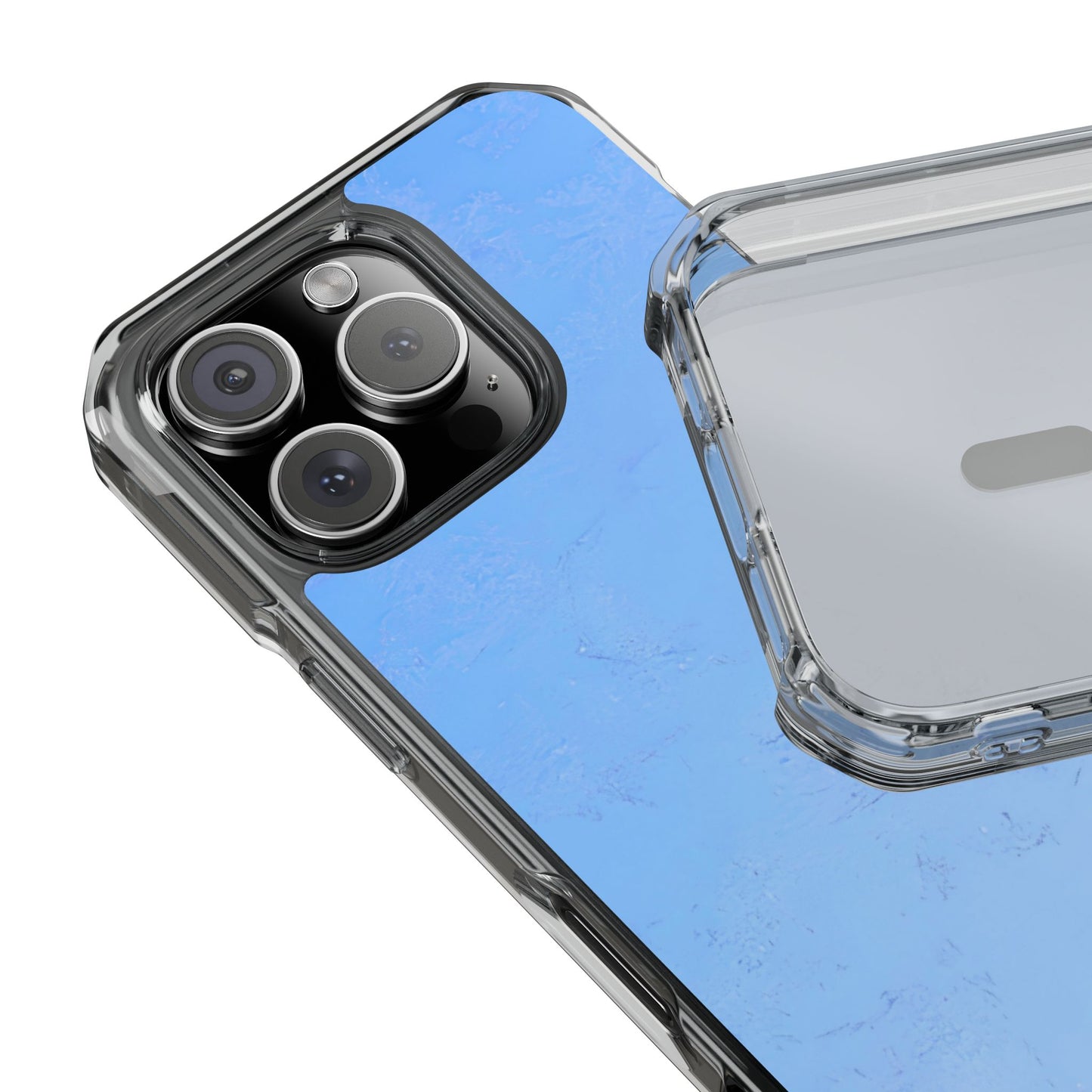 Clear Magnetic Phone Case – Azure Fade