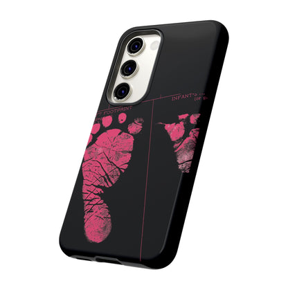 Protective Phone Case – Mom’s Little Pink Footprints