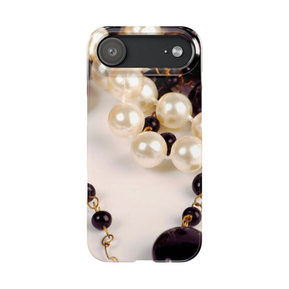 Slim Phone Case – Noir Pearl