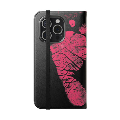 Flip Case – Mom’s Little Pink Footprints
