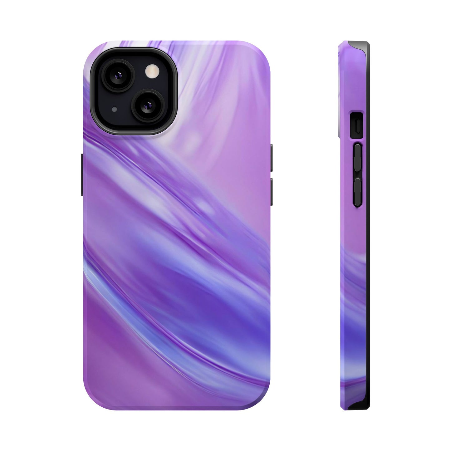 Wireless-Charging Compatible Case – Lavender Wave