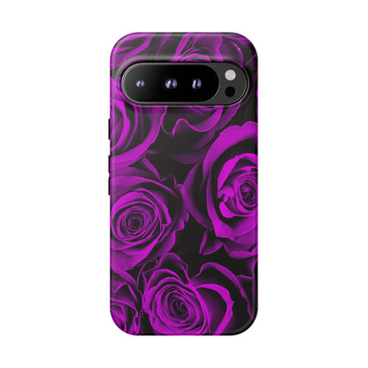 Protective Phone Case – Amethyst Roses