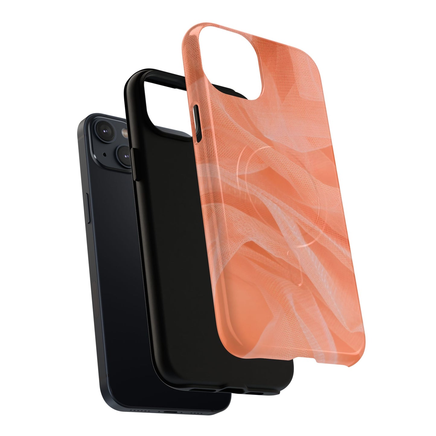 Protective Magnetic Phone Case – Coral Veil