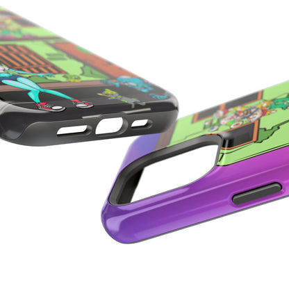 Zombie Arcade Phone Case — Colorful Cartoon Horror Impact-Resistant iPhone Cover