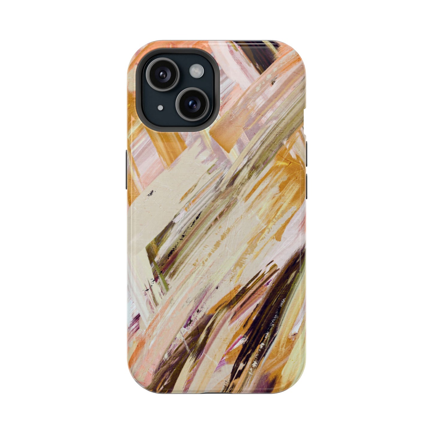 Impact-Resistant Phone Case – Brush & Bronze