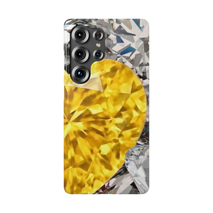 Snap Phone Case – Heart of Gold