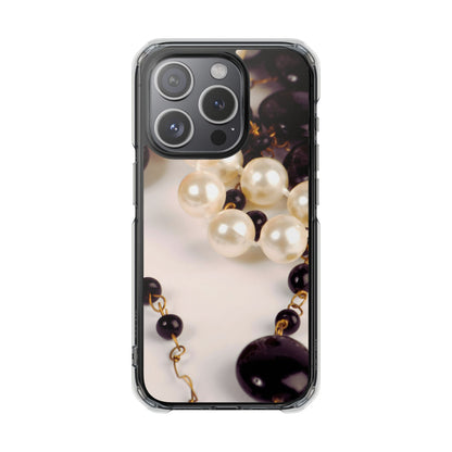 Clear Magnetic Phone Case – Noir Pearl