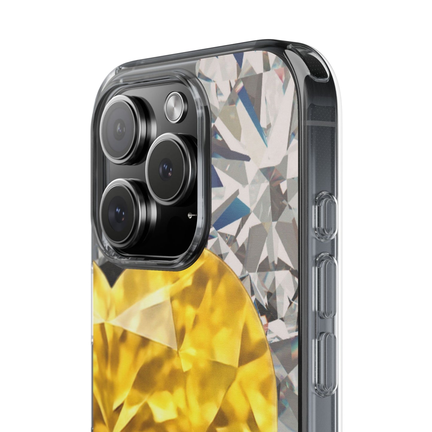 Clear Phone Case – Heart of Gold
