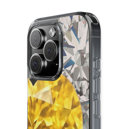 Clear Phone Case – Heart of Gold