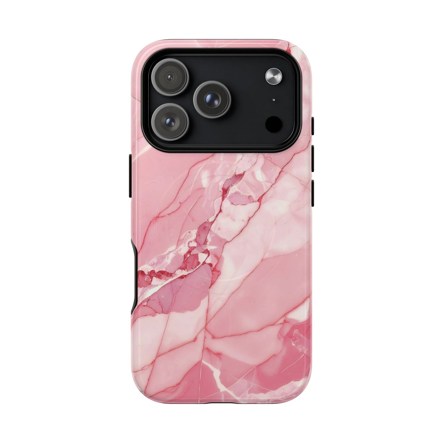 Protective Magnetic Phone Case – Pink Agate
