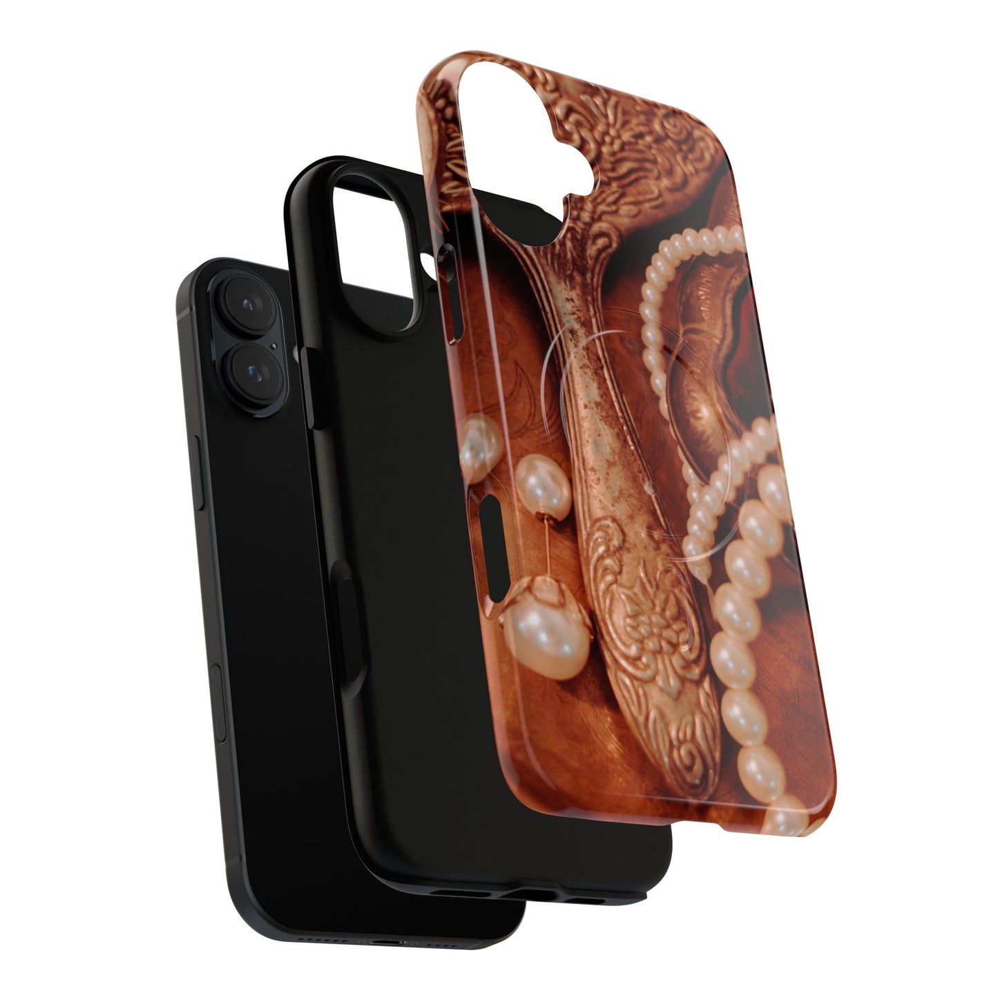 Protective Magnetic Phone Case – Bronze Vanity