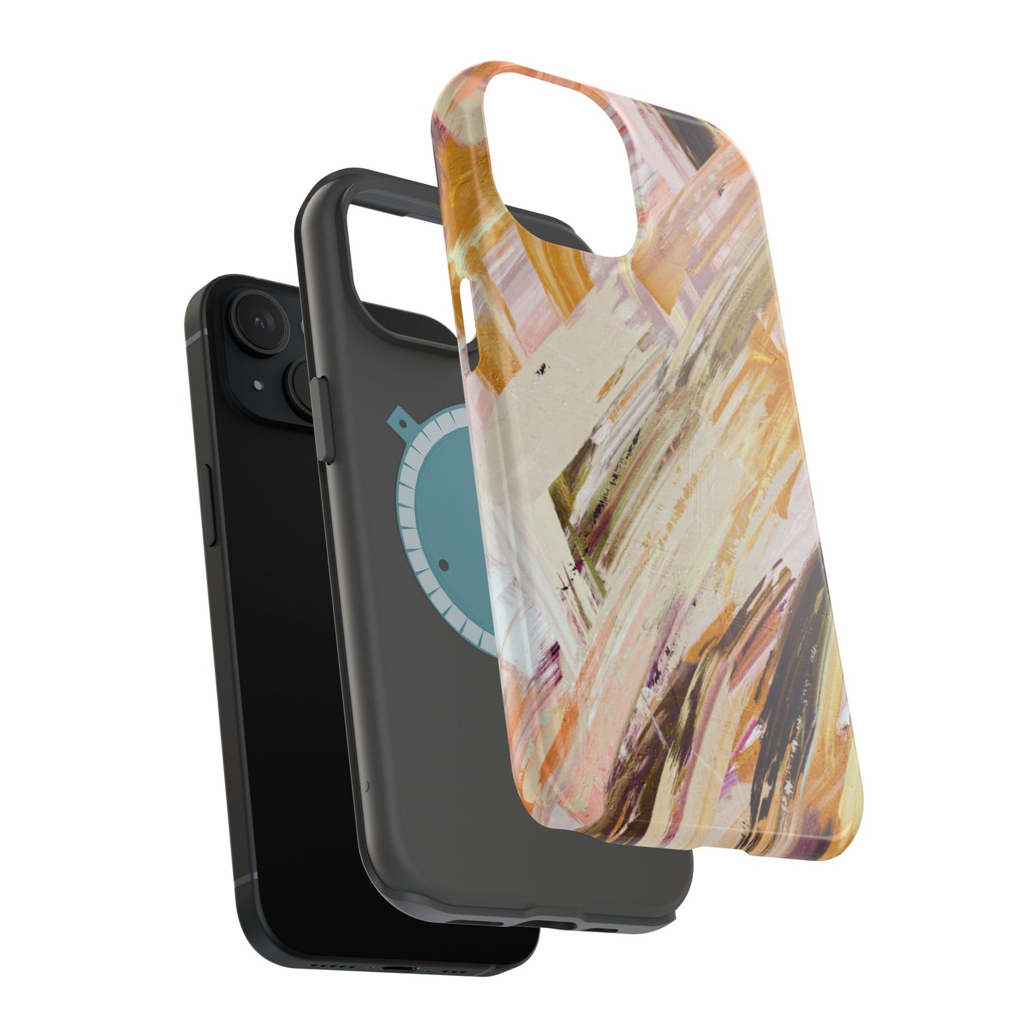 Wireless-Charging Compatible Case – Brush & Bronze